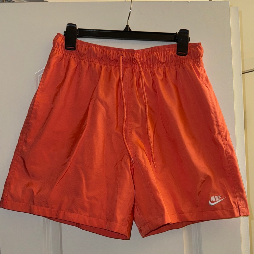 Nike Bright Orange Sports Shorts